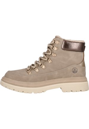 Lace-up ankle boots - taupe