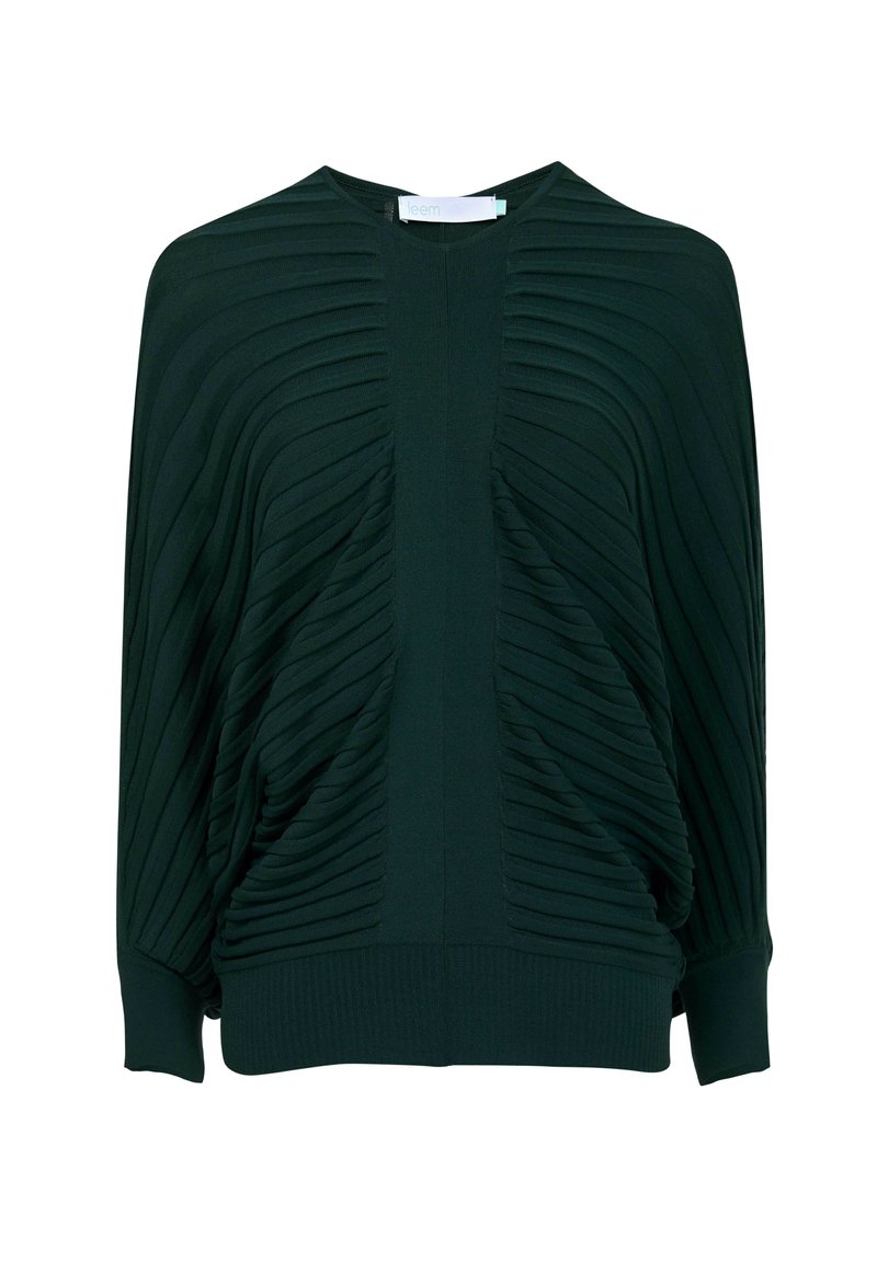 Leem BATWING EMBOSSED - Jumper - green - Zalando