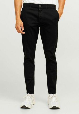SLIM FIT - Pantalones chinos - black