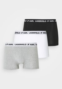 KARL LAGERFELD LOGO MONOCHROME TRUNKS (PACK OF 3) - Chiloți boxer - black/grey/white