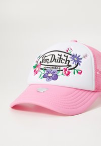 Von Dutch TRUCKER FLORA UNISEX - Καπέλο - pink