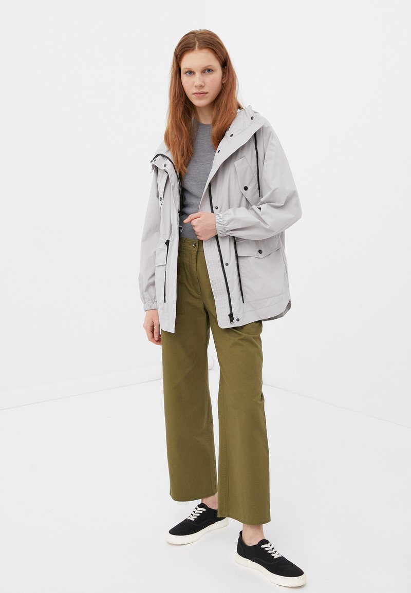Damen Leichte Jacken | Finn Flare Outdoorjacke light grey/grau - IW94440 Damen Leichte Jacken | Finn Flare Outdoorjacke light grey/grau - IW94440