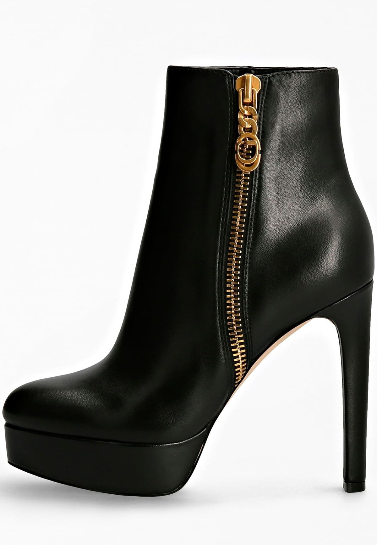 Guess DELON - Enkellaarsjes met plateauzool - schwarz/zwart - Zalando.be