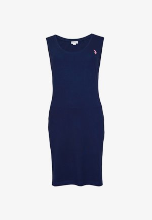 U.S. Polo Assn., U.S. POLO ASSN. KLEID POLOKLEID - Džersejové šaty - dunkelblau