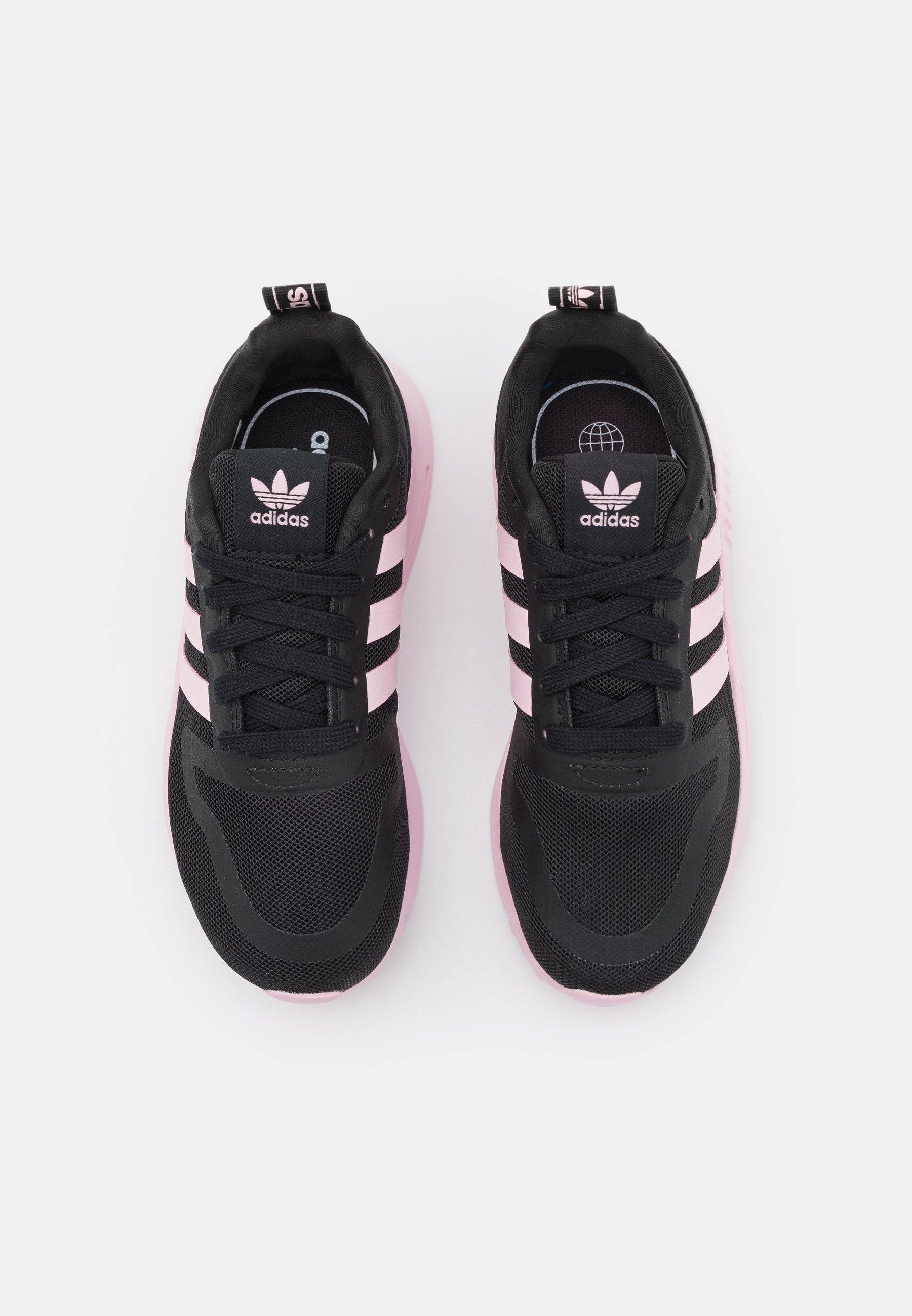 black pink adidas trainers