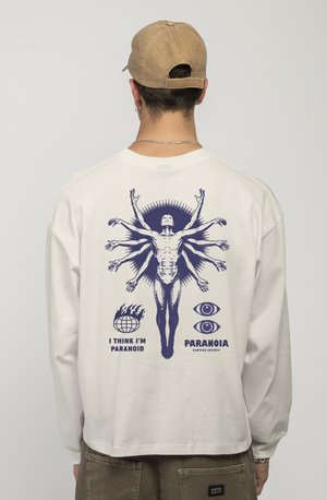 Kaotiko COSMOS UNISEX - Long sleeved top - stone