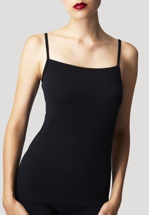 SLEEVELESS HAWAII   - Linne - black