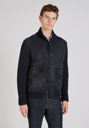 Chaqueta de cuero - midnight blue