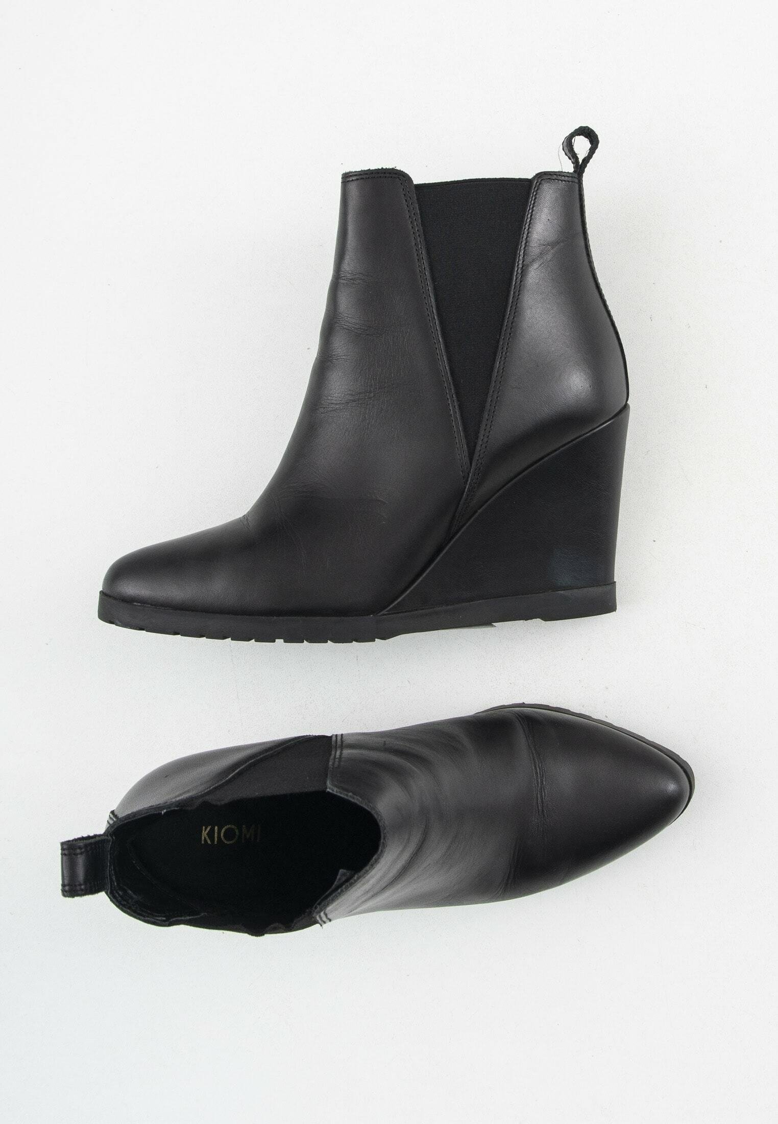 KIOMI Enkellaarsjes met hoge hak - black/Zwart - Zalando.nl