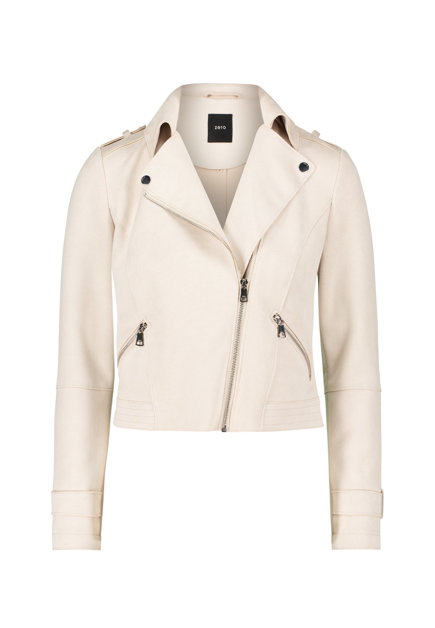 zero Faux leather jacket - french oak/beige - Zalando