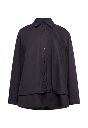 usha, Button-down blouse - black