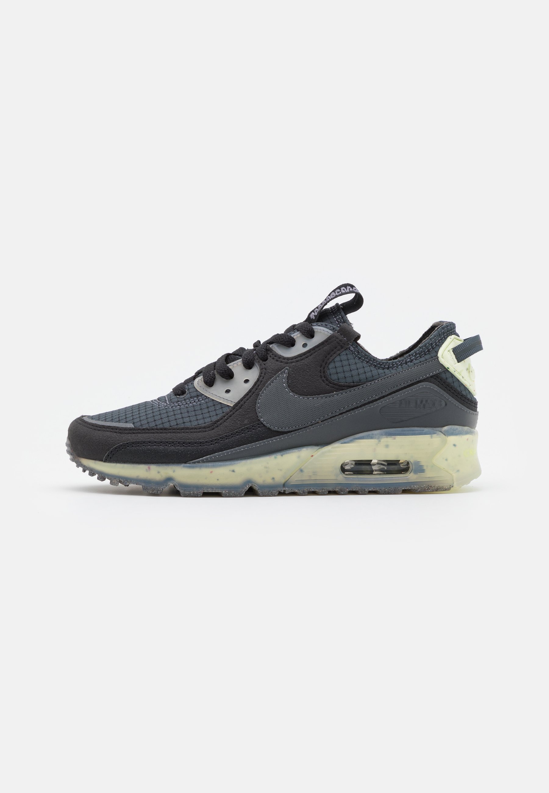 Nike Sportswear AIR MAX TERRASCAPE 90 UNISEX - Sneaker low - black/dark  grey/lime ice/anthracite/dark smoke grey/grau - Zalando.de
