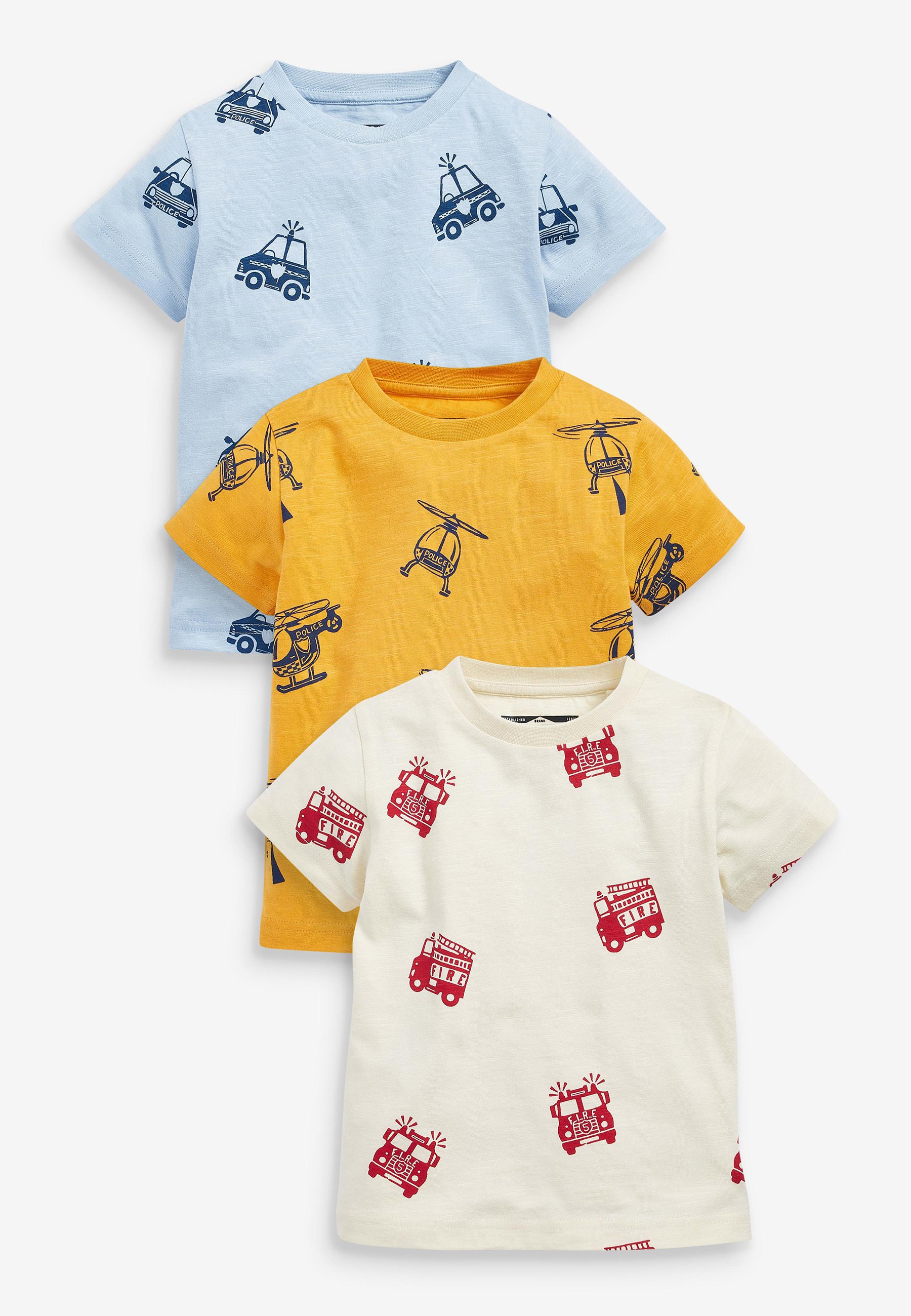 Next 3 PACK - T-shirt con stampa - off 