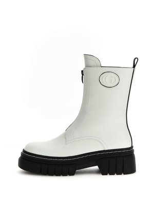 ANNIA - Bottines à plateau - weiß