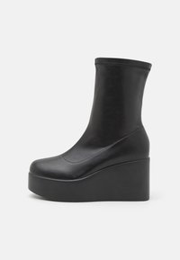 ALBION - High heeled ankle boots - black