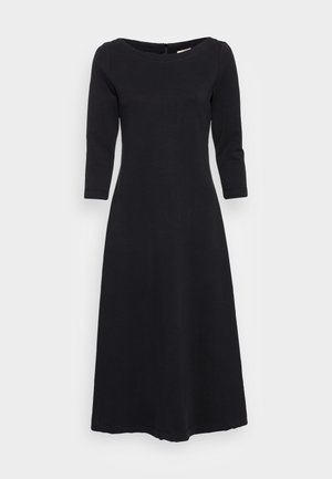 FIT A FLARE - Vestito di maglina - black