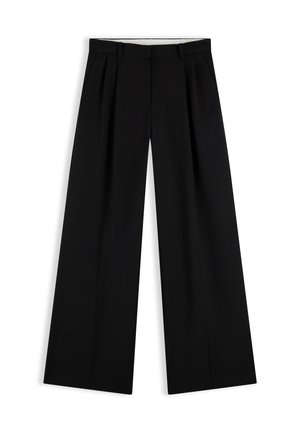 Tommy Hilfiger, TIMELESS WIDE LEG - Püksid - black