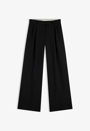 Tommy Hilfiger, TIMELESS WIDE LEG - Püksid - black