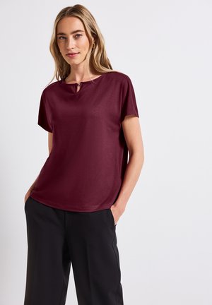 MIT CUT OUT - T-shirt basic - rot
