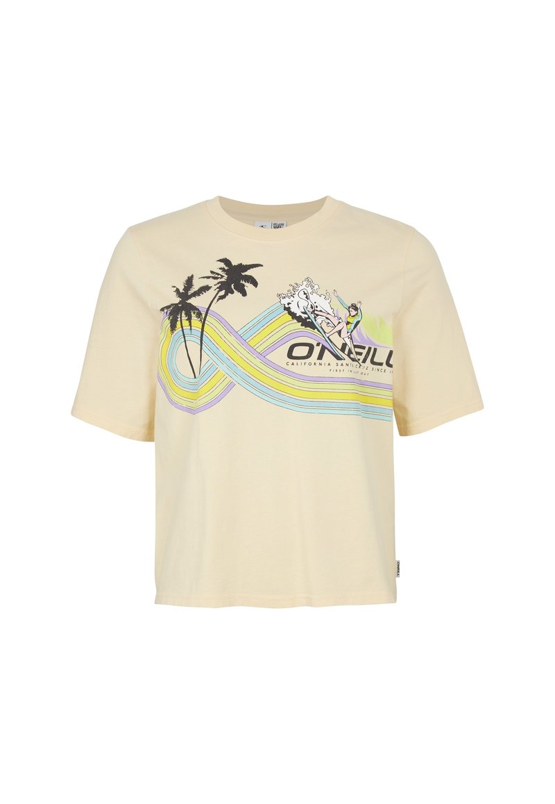 O’Neill T-shirt print zandkleur