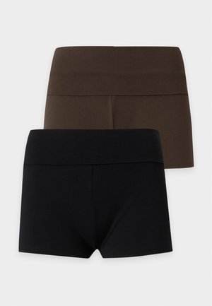 Even&Odd by Zalando, 2 PACK - Σορτς - chocolate brown/black
