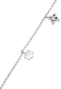 Elli FLOWER BLOSSOM - Halsband - silberfarben
