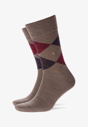 Burlington, Edinburgh - Socks - pebble (5817)