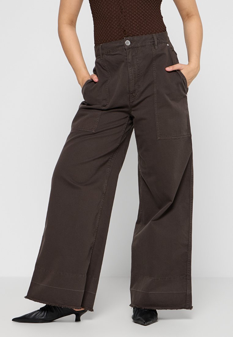 pinko Flared Jeans donkerbruin