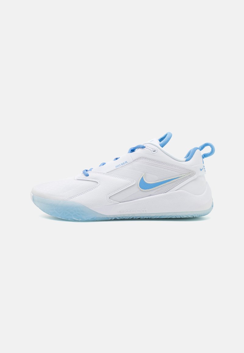 Nike Performance - ZOOM HYPERACE 3 UNISEX - Volejbalové boty - white/valor blue/photon dust, Zvětšit