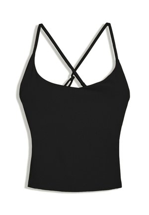 Bershka, (ACTIVE) TECHNICAL STRAPPY TOP - Débardeur - black