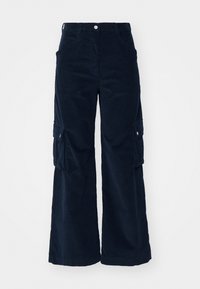PELPET - Pantalon cargo - marine
