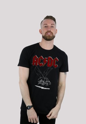 ACDC FLY ON THE WALL ROCK METAL MUSIK BAND FAN ME - T-Shirt print - black