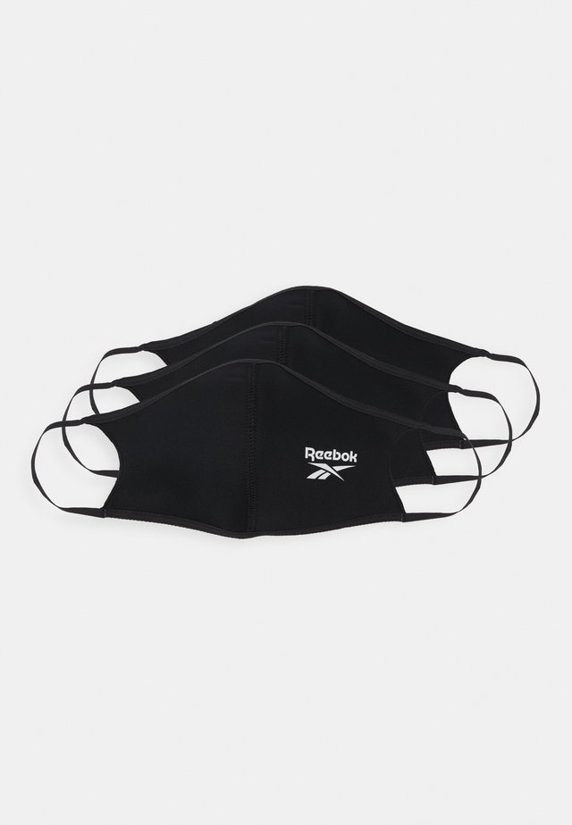 FACE COVER 3 PACK UNISEX - Mascarilla de tela - black