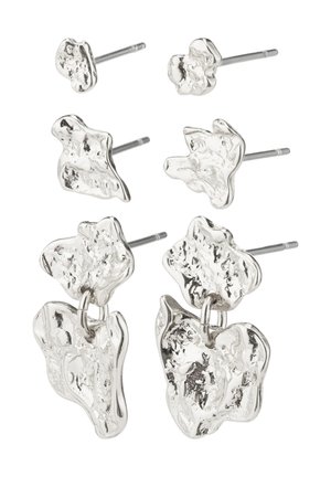 HORIZON STUD 3 PACK - Korvakorut - silver