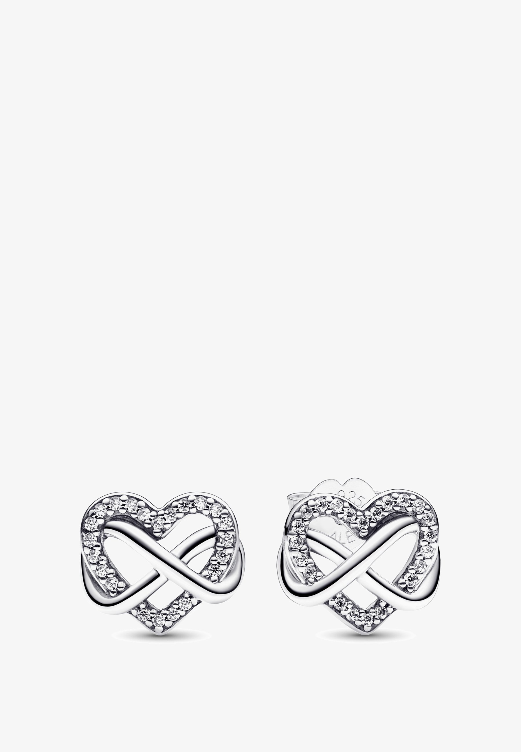 Orecchino In Argento Sterling Con Mezza Zirconia Cubica E Mezza Perla Orecchino In Argento Sterling Con Mezza Zirconia Cubica E Mezza Perla
