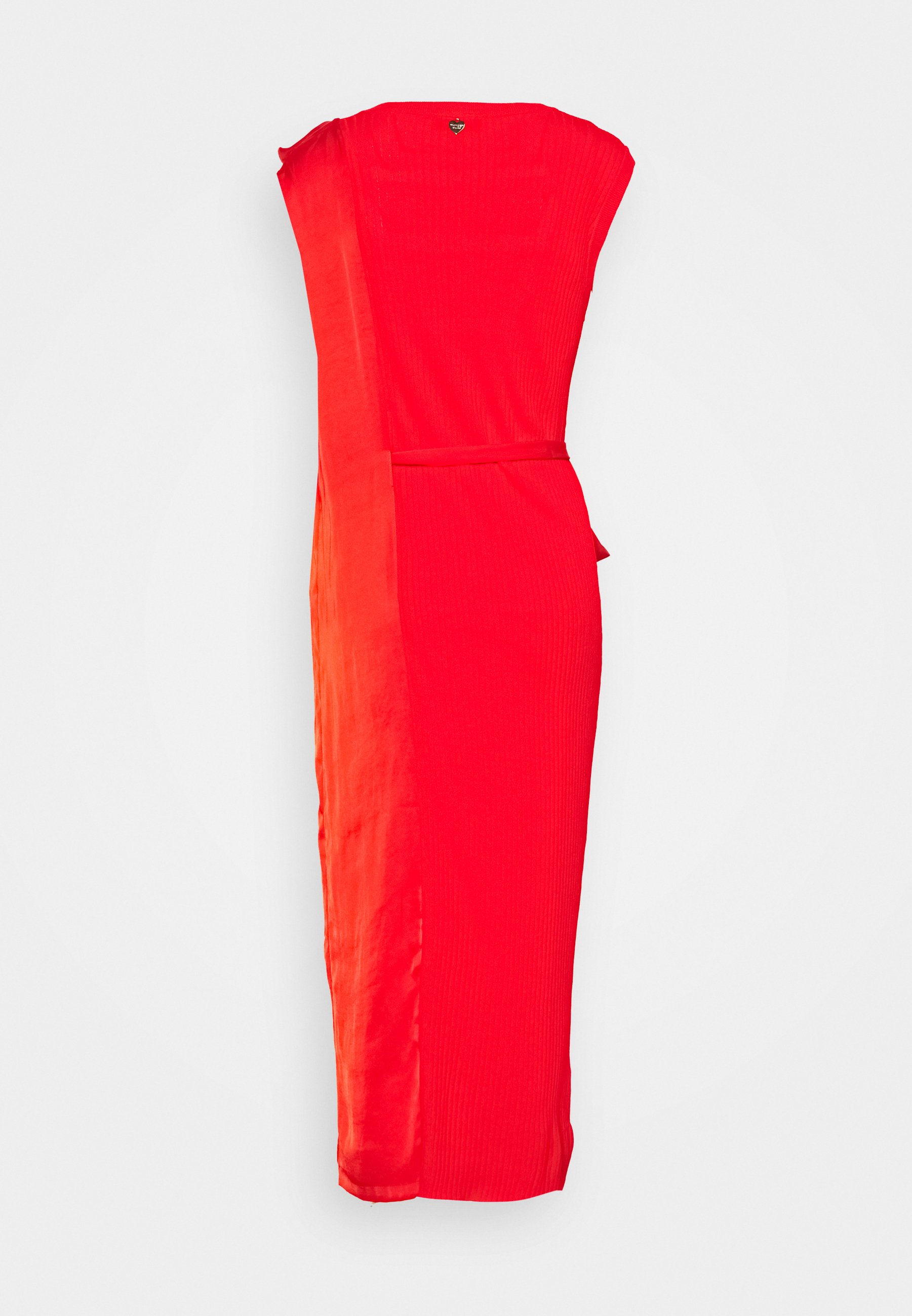 TWINSET ABITO LUNGO A COSTE CON E ROUCHES - Tubino - corallo - Zalando.it