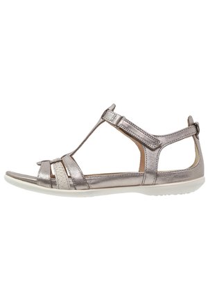 ECCO FLASH - Sandaalit nilkkaremmillä - warm grey metallic/moon rock