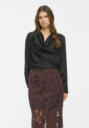 VILA, VIFREJA WATERFALL  - Blouse - black beauty