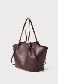 Gina Tricot LONG STRAP BAG - Pirkinių krepšys - burgundy
