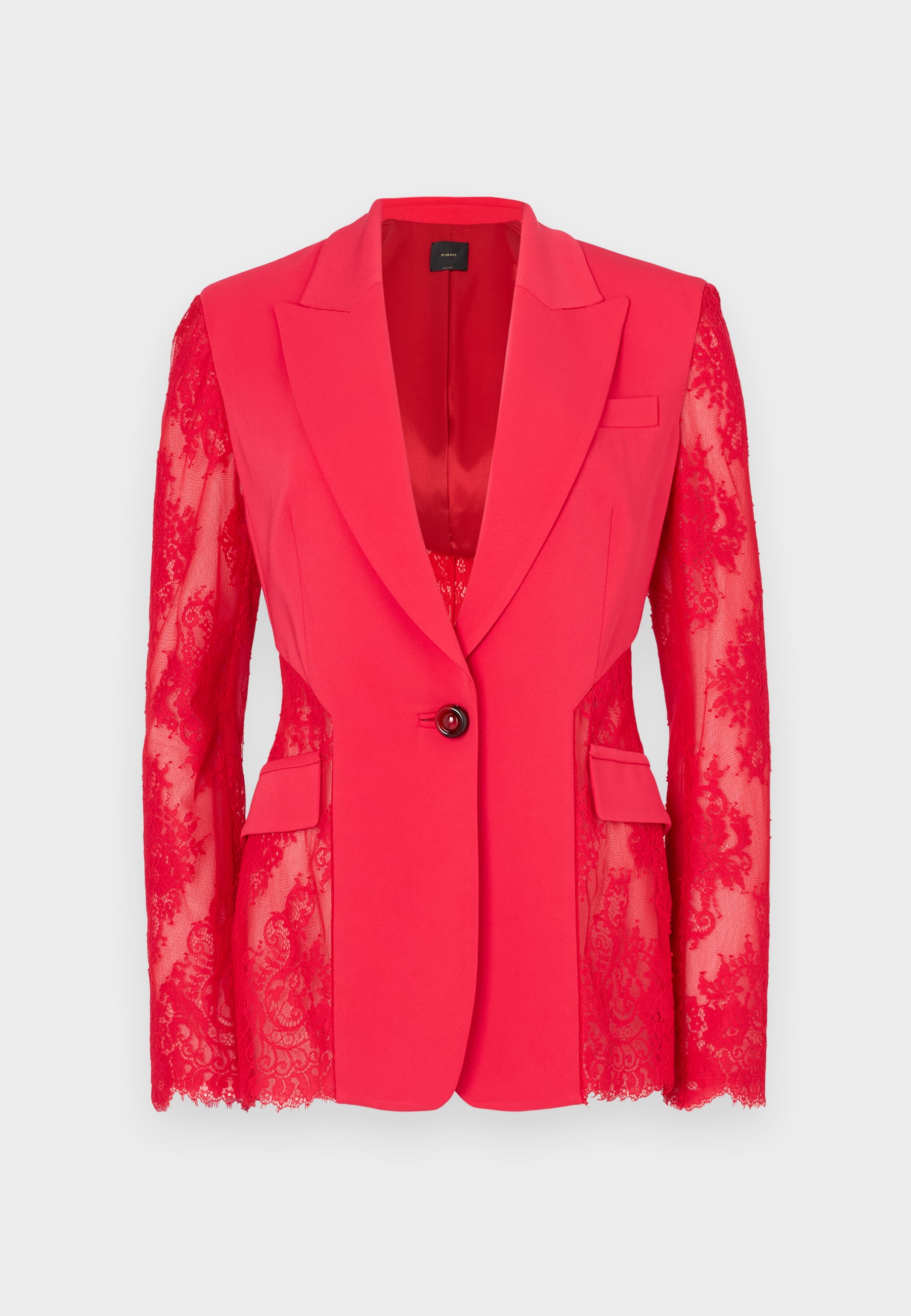 Pinko GRUCCIONE GIACCA CADY TECNICO - Blazer - red - Zalando Pinko GRUCCIONE GIACCA CADY TECNICO - Blazer - red - Zalando