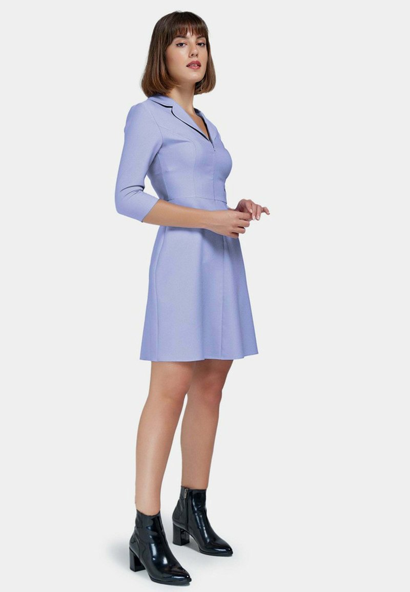 Damen Freizeitkleider | Jimmy Sanders Blusenkleid lila/flieder - TR72603 Damen Freizeitkleider | Jimmy Sanders Blusenkleid lila/flieder - TR72603