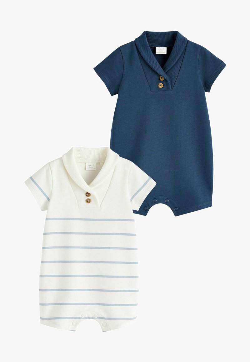 Next COLLAR ROMPERS 2 PACK - REGULAR FIT - Tuta jumpsuit - blue stripe