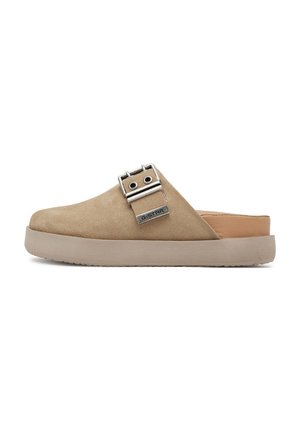 FLIP-FLOPS - Tagant lahtised kingad - dark beige