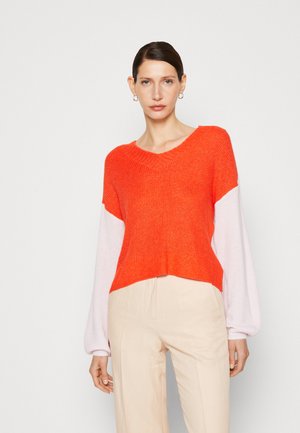 edc by Esprit V-NK - Neule - bright orange