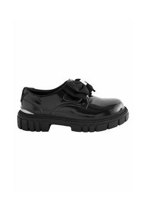 TO SCHOOL CHUNKY WITH BOW - REGULAR FIT - Pantofi slip-on - black