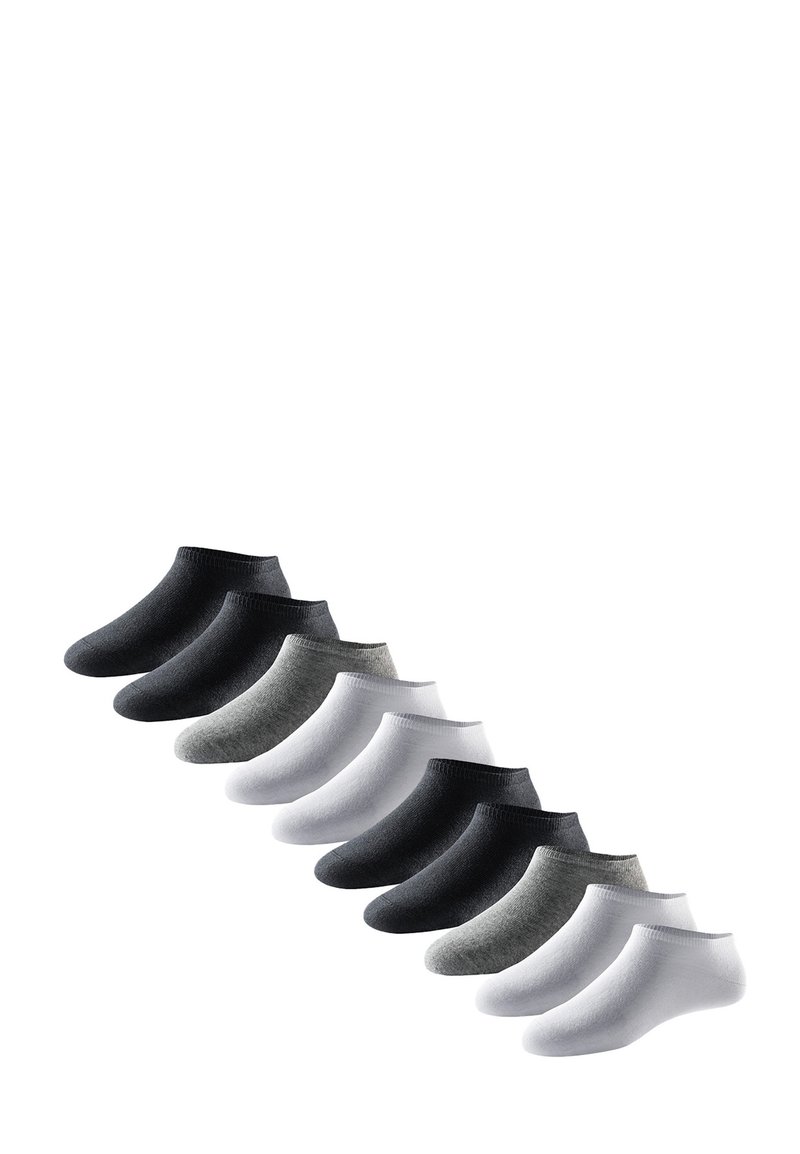 Schiesser 10ER PACK BIRD - Socken - schwarz weiß grau