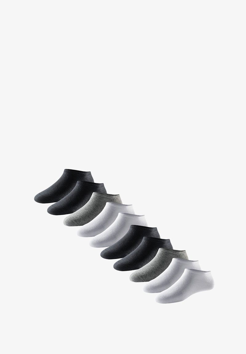 Schiesser 10ER PACK BIRD - Socken - schwarz weiß grau