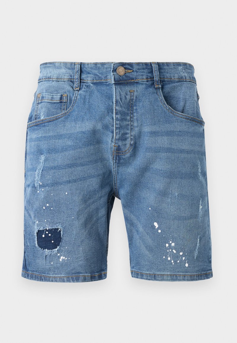 Brave Soul Jeansshort donkerblauw