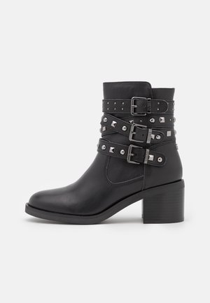 Cowboy- / bikerstøvlette - black