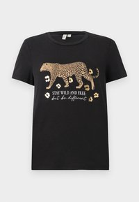 VMFEO O NECK - T-shirt print - black